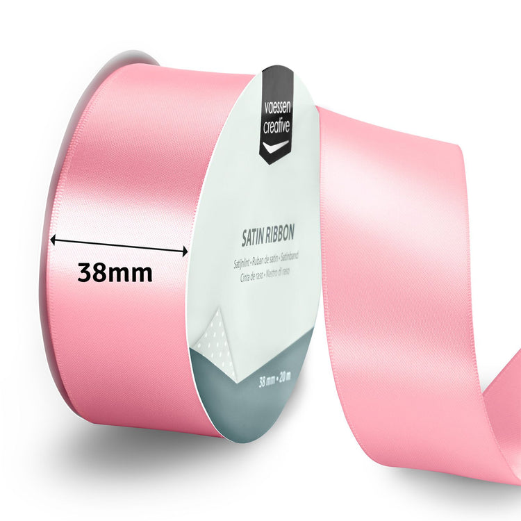 Vaessen creative • Satinband 20mx38mm hellrosa