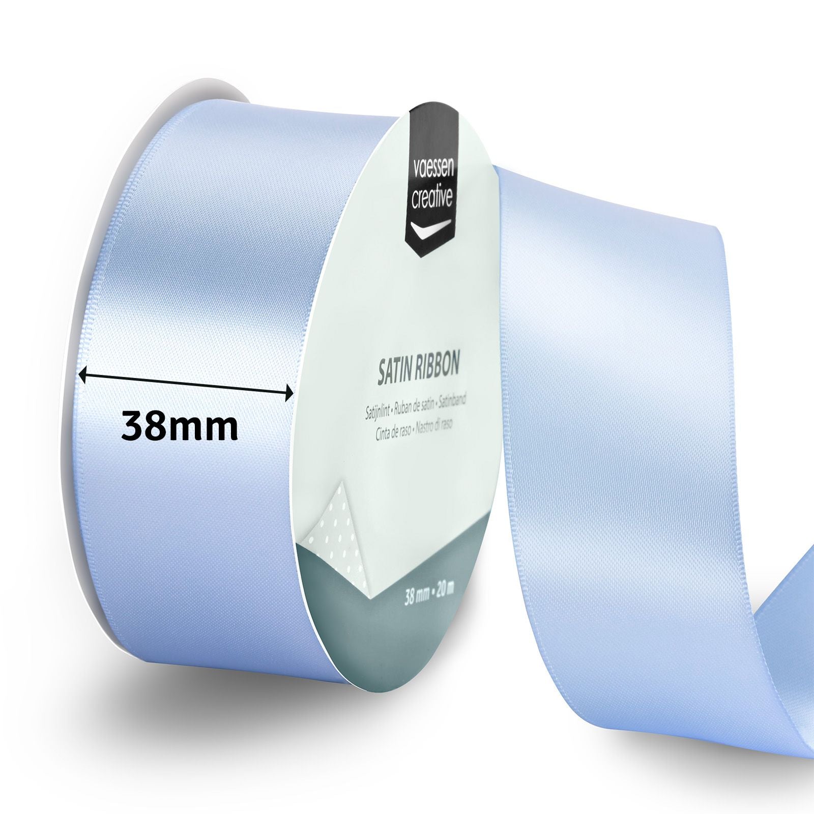 Vaessen creative • Satinband 20mx38mm hellblau