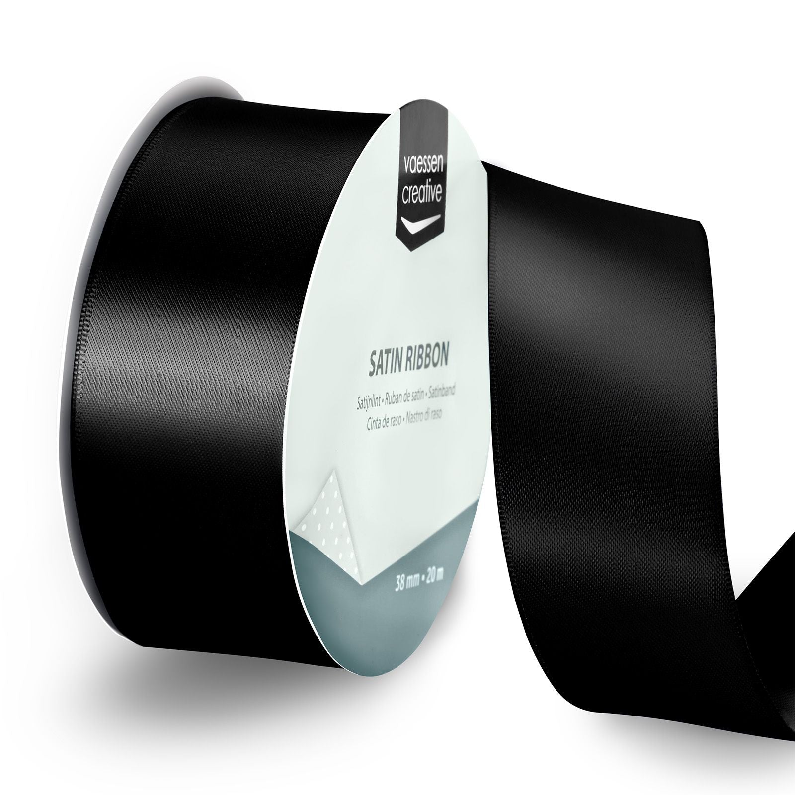 Vaessen creative • Satinband 20mx38mm schwarz
