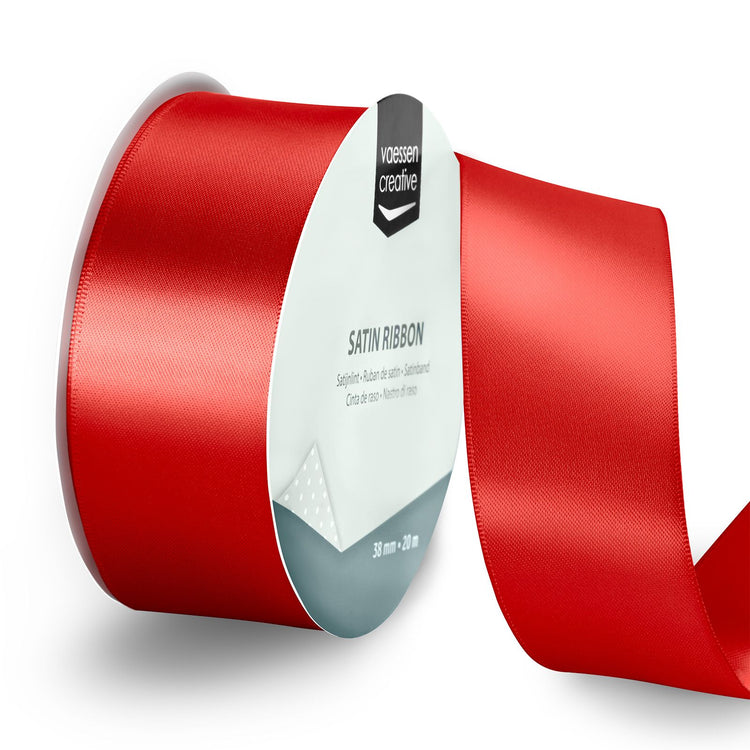 Vaessen creative • Satinband 20mx38mm rot