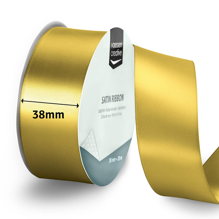 Vaessen creative • Satinband 20mx38mm Gold