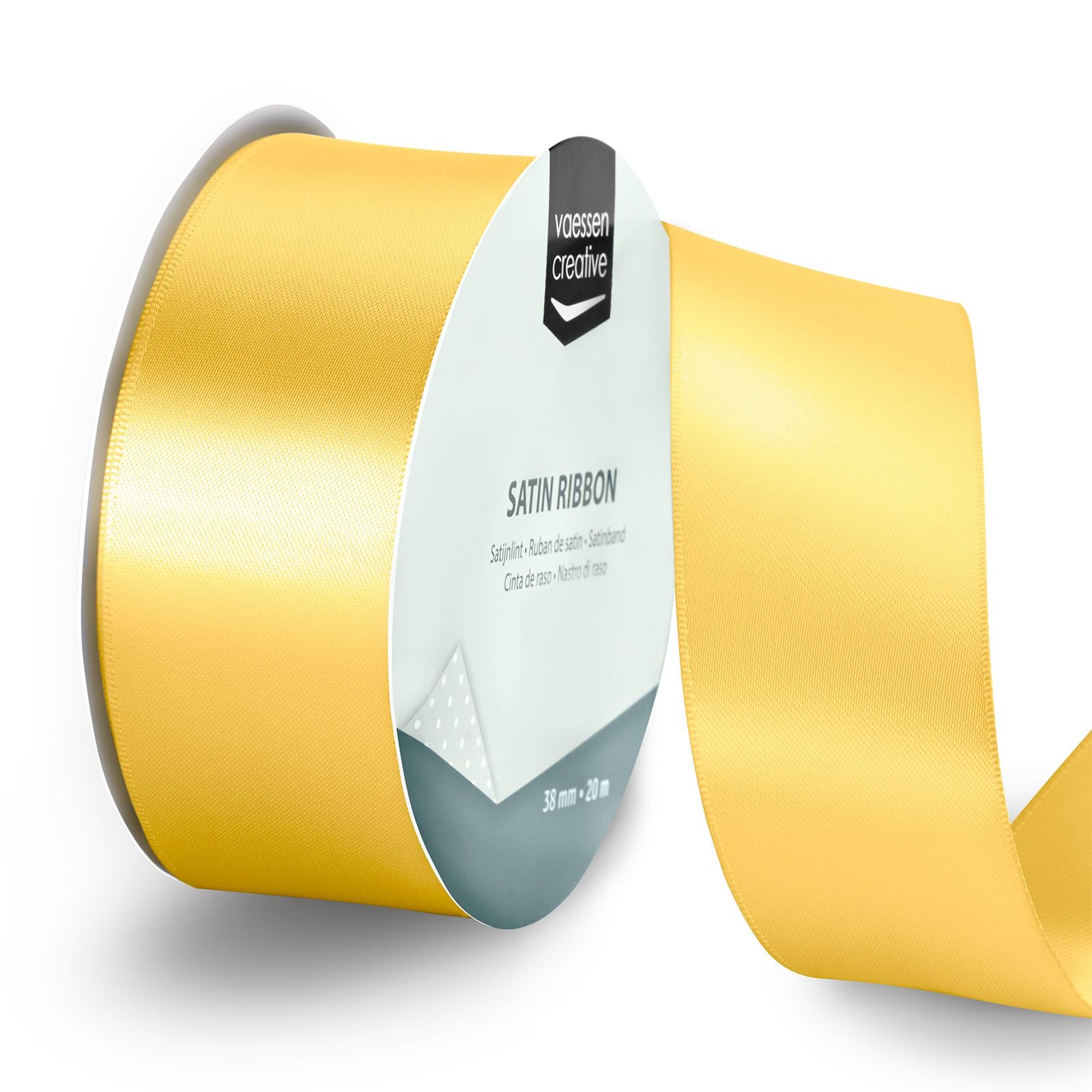Vaessen creative • Satinband 20mx38mm Gelbgold