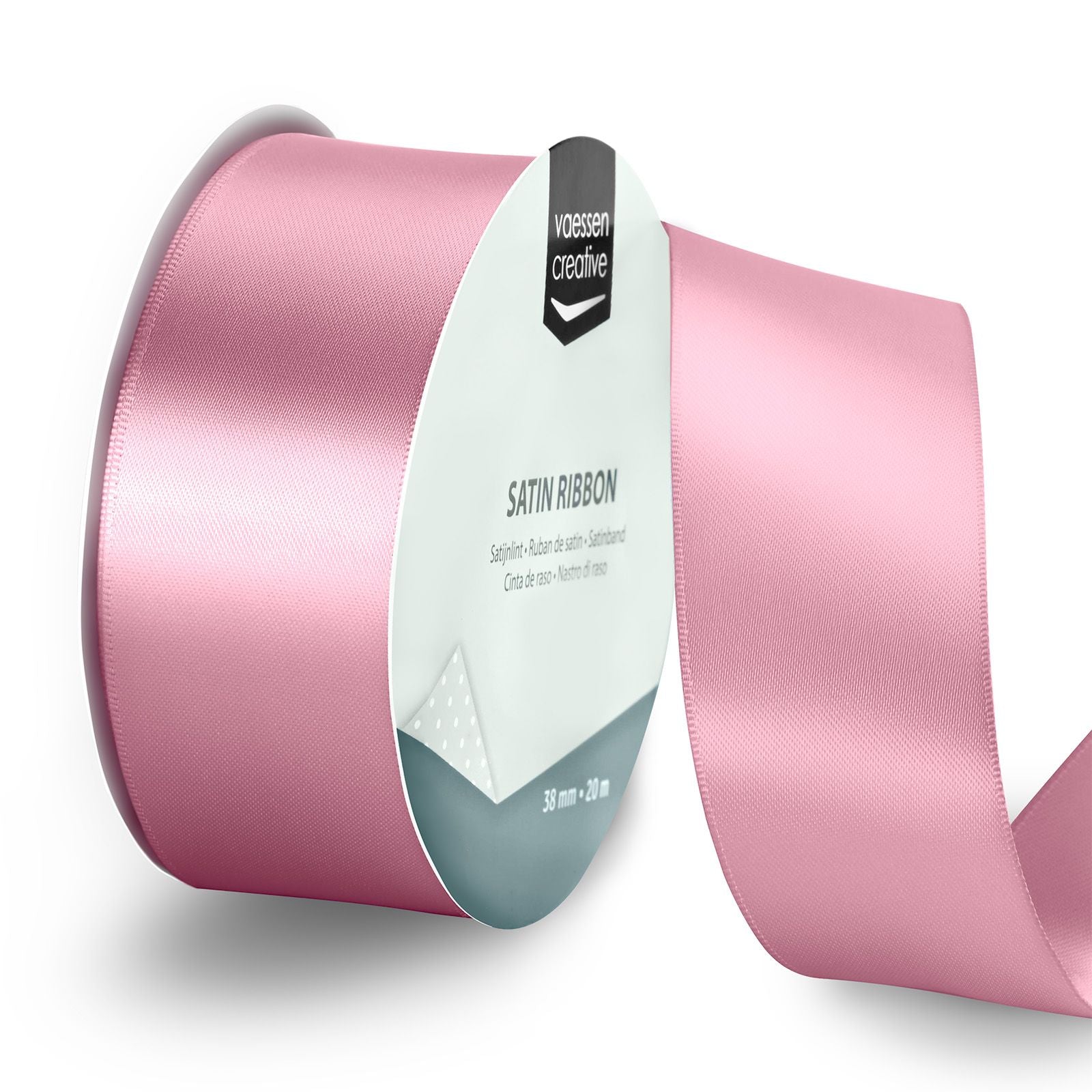Vaessen creative • Satinband 20mx38mm Altrosa