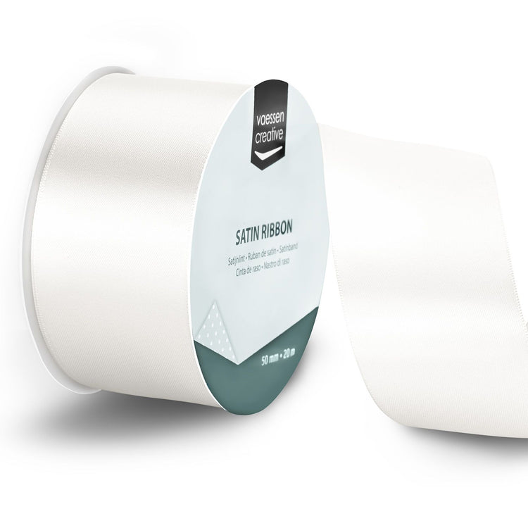 Vaessen creative • Satinband 20mx50mm weiß