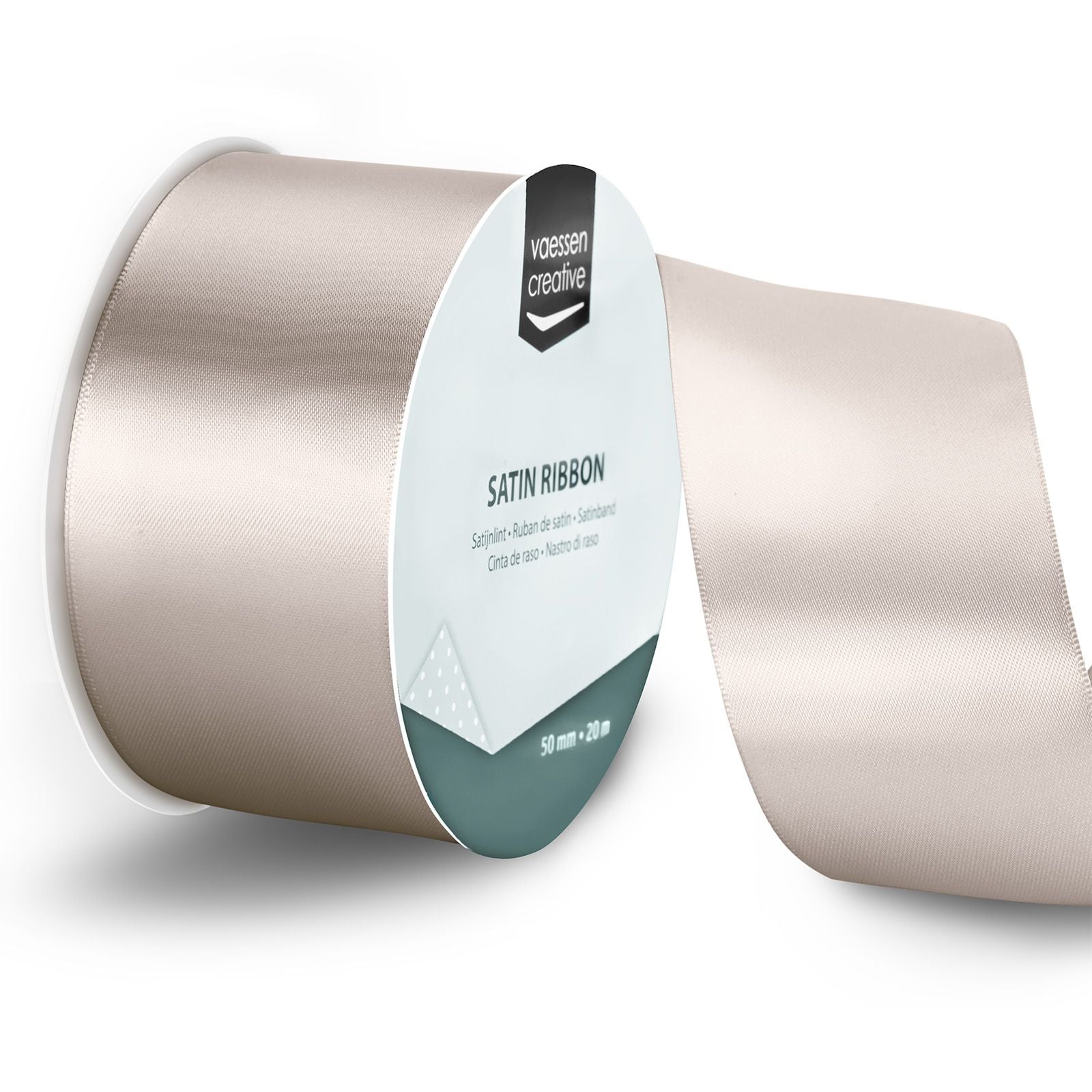 Vaessen creative • Satinband 20mx50mm beige