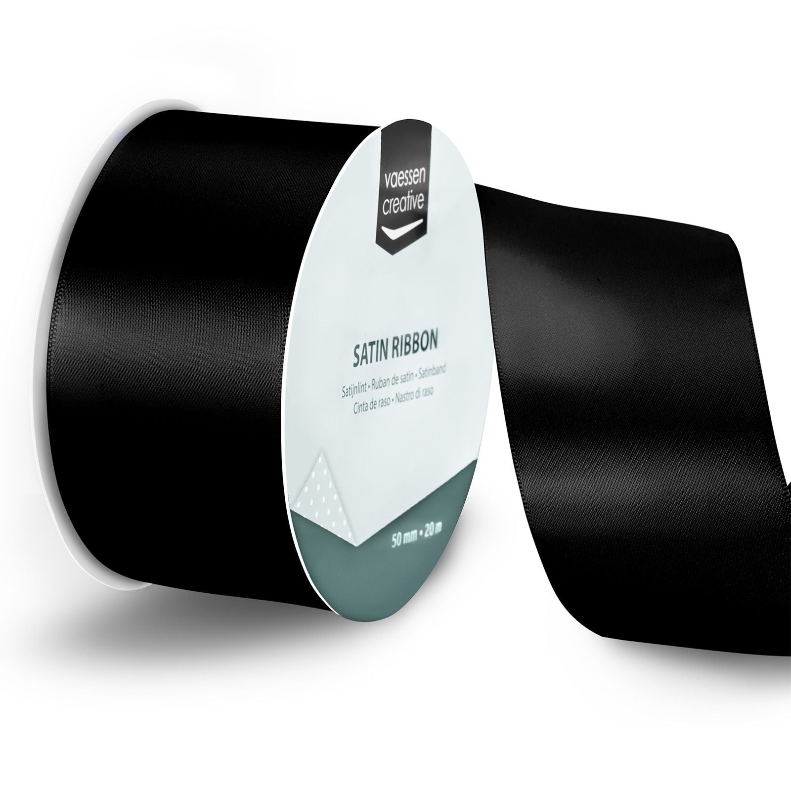 Vaessen creative • Satinband 20mx50mm schwarz