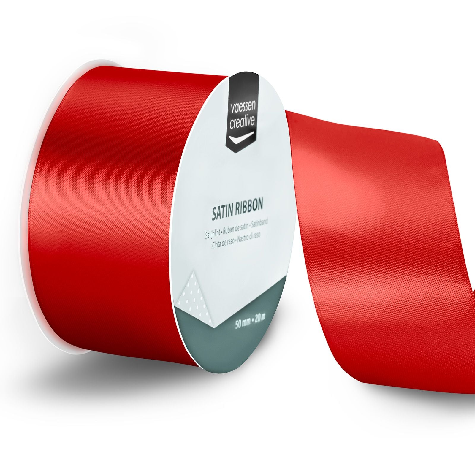 Vaessen creative • Satinband 20mx50mm rot