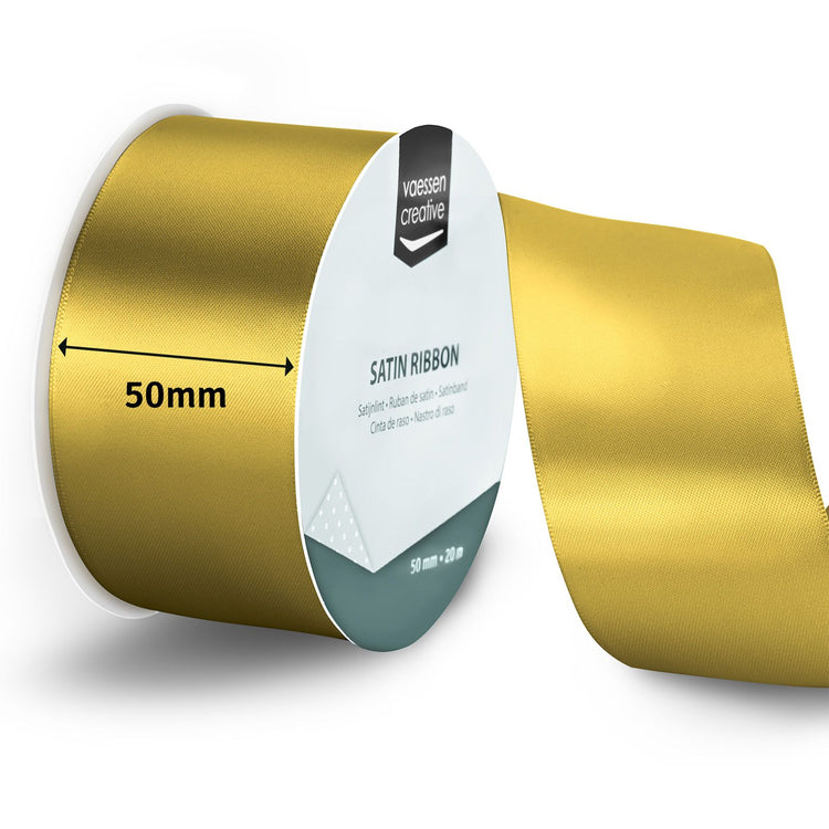 Vaessen creative • Satinband 20mx50mm Gold