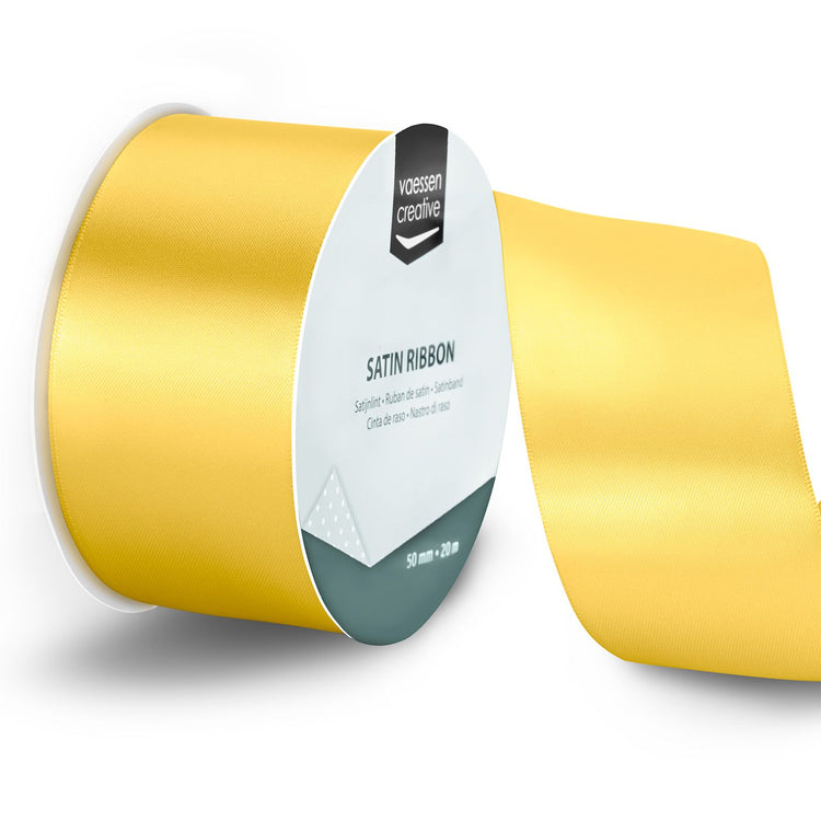 Vaessen creative • Satinband 20mx50mm Gelbgold