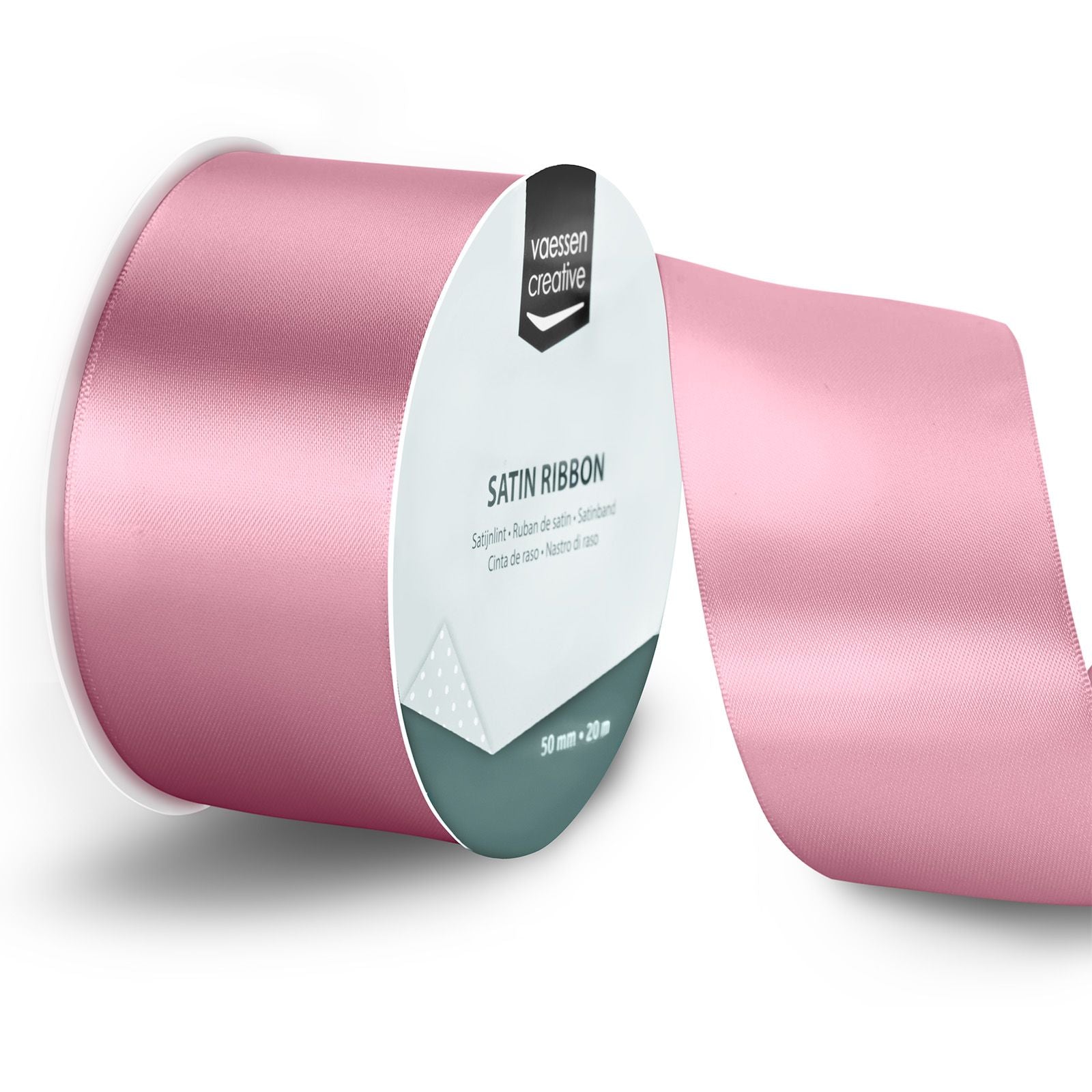 Vaessen creative • Satinband 20mx50mm Altrosa