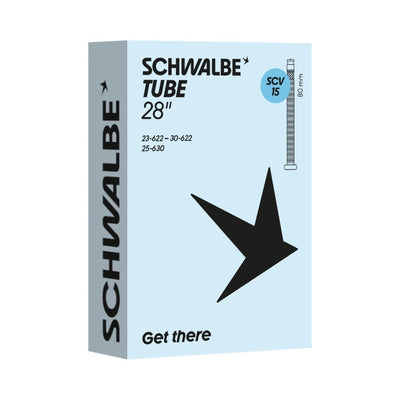 Schwalbe Schlauch SCV15 28 Zoll 23 30-622 630 Klickventil 80 mm