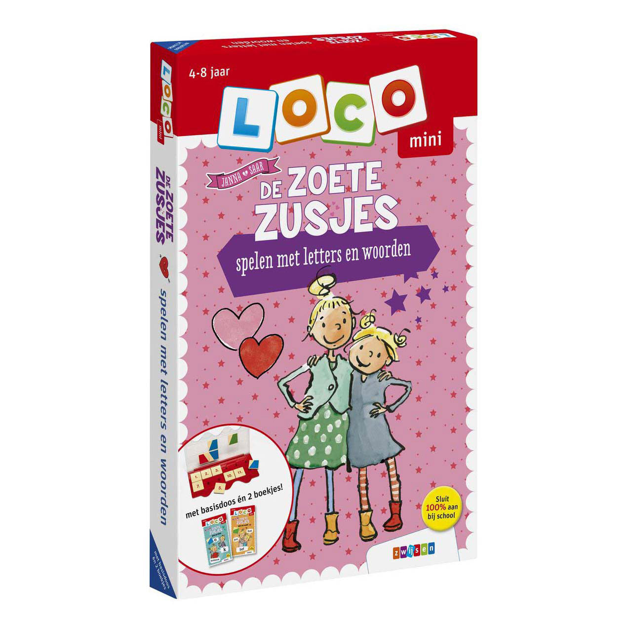 Die süßen Mini-Schwestern von Loco spielen mit Buchstaben und Wörtern