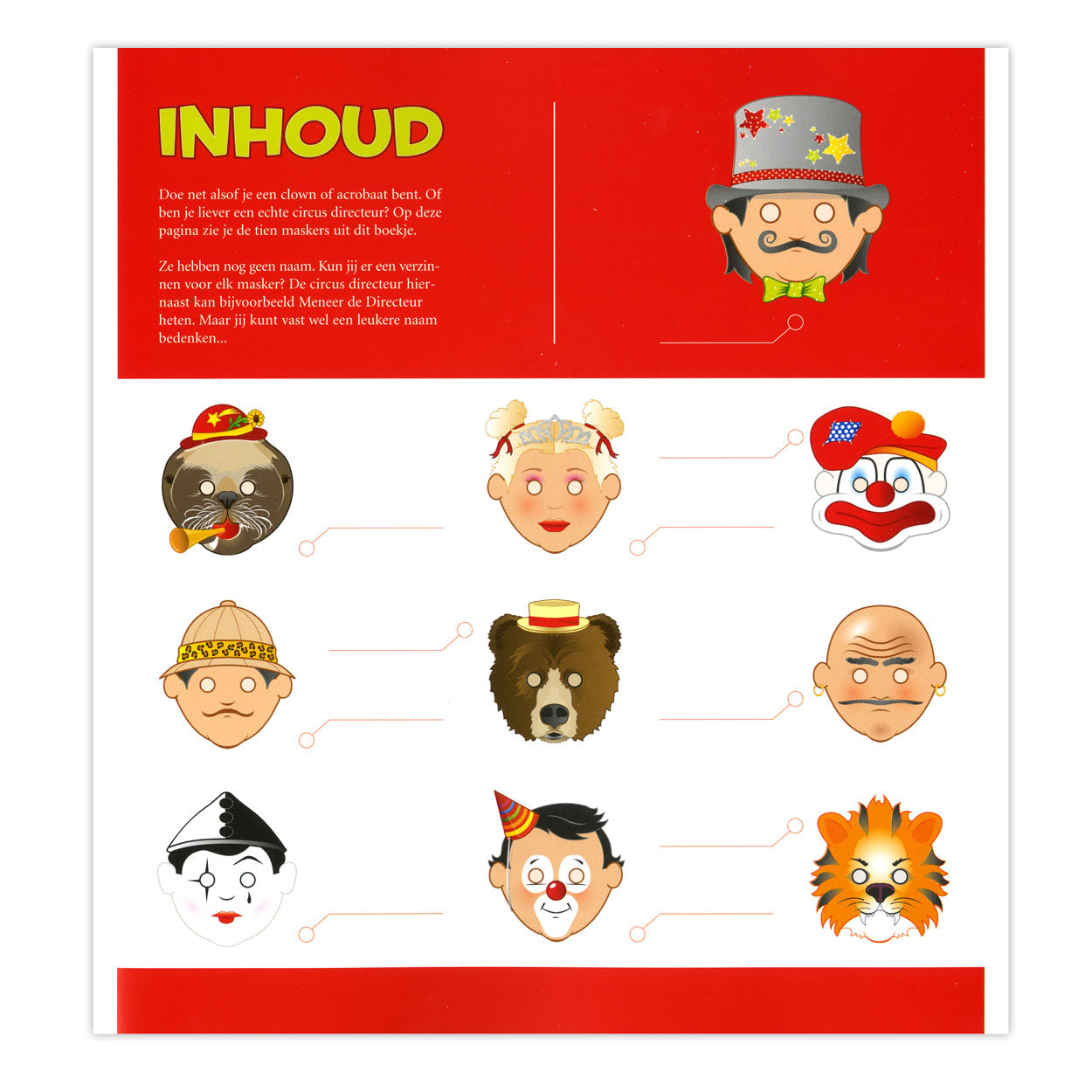 Zentrales Buch Hausmasken: Zirkus