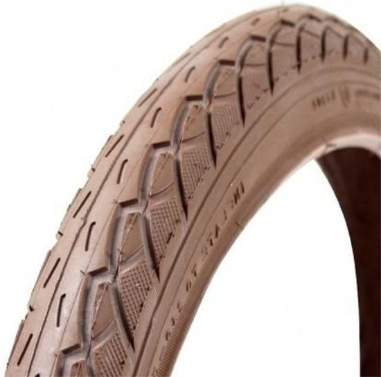 Deli-Reifenreifen 24 x 1,75 47-507 Brown mit Reflexion
