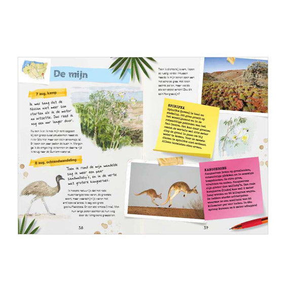 Zentrales Buchhaus-Tagebuch eines Entdeckers – Outback-Expedition