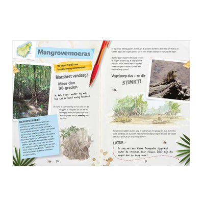 Zentrales Buchhaus-Tagebuch eines Entdeckers – Regenwald-Expedition