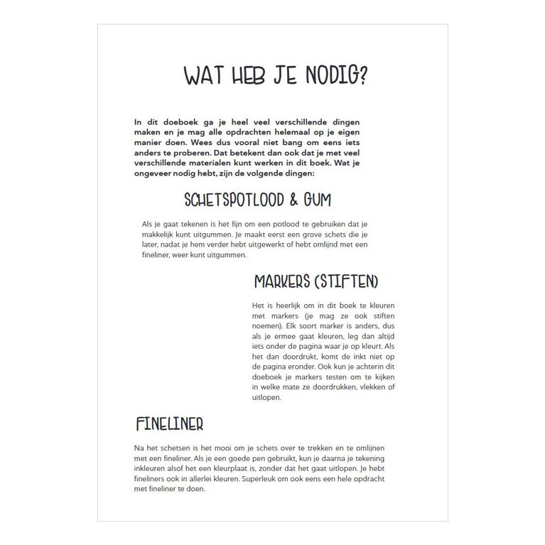 Kluitman, der große Creachick, Aktivitätsbuch II