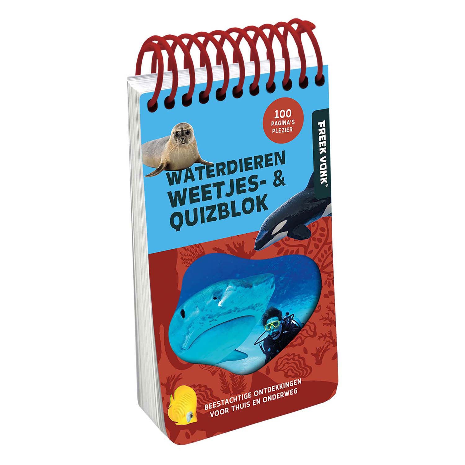 Central Book House Freek Spark Fakten-Quizblock – Wassertiere