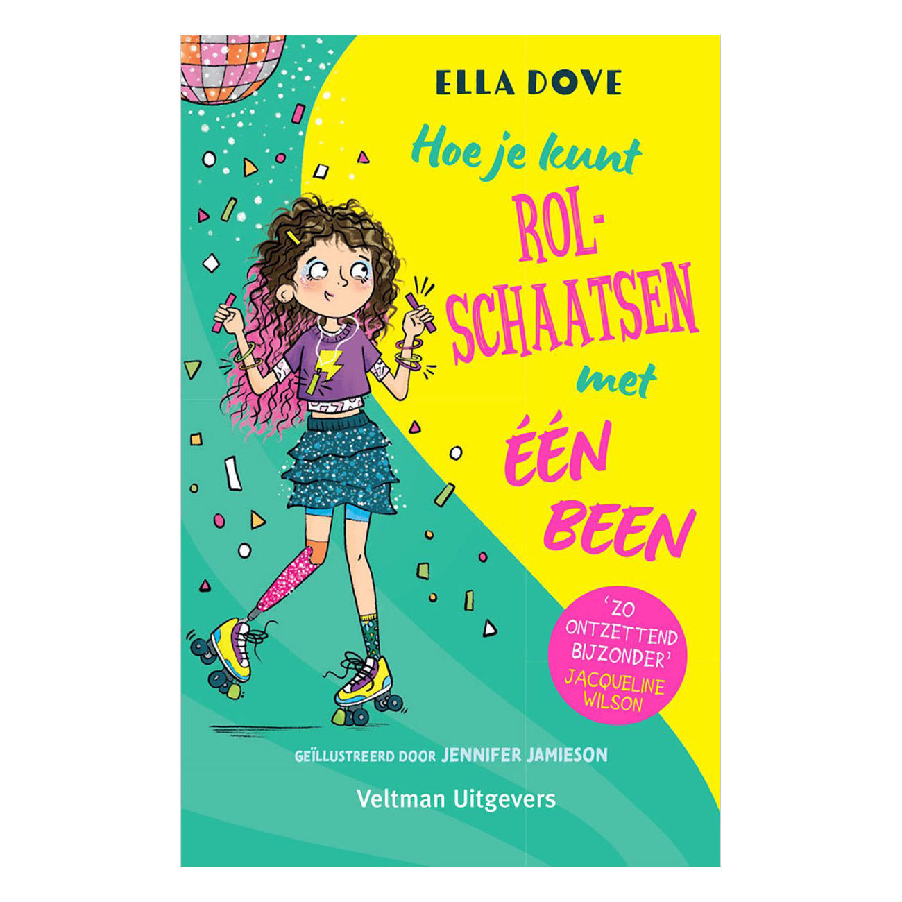 Zentrales Buchhaus zum Thema Rollschuhlaufen mit einem Bein