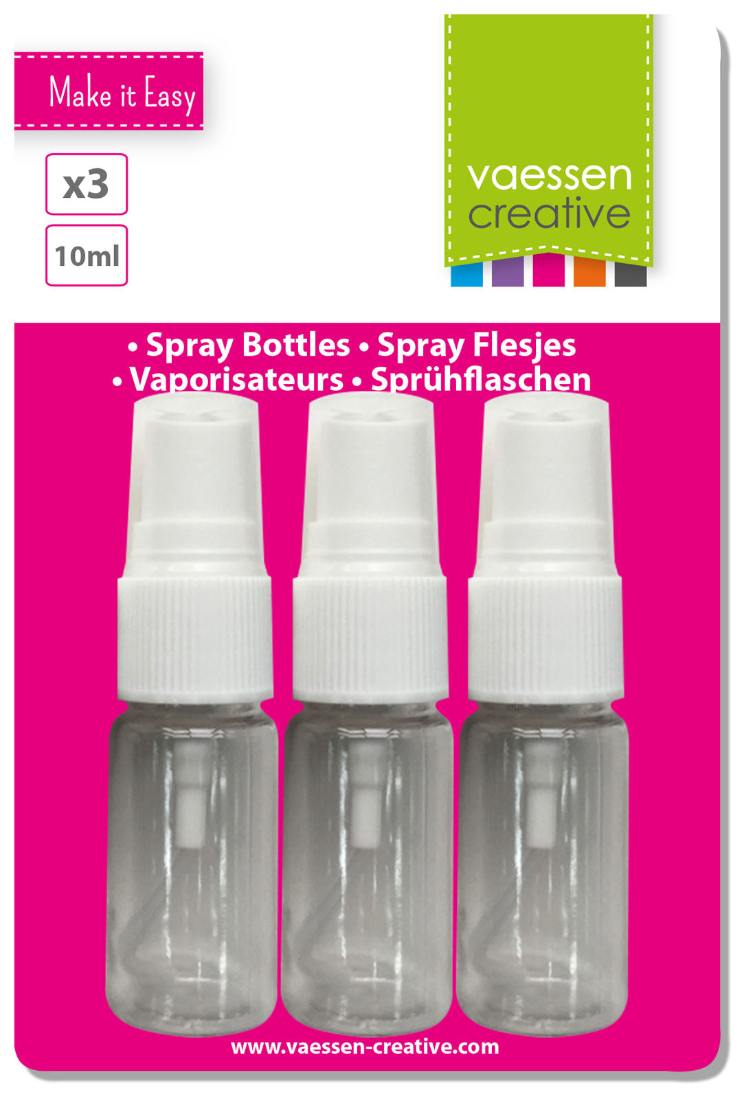 Vaessen creative • Sprühflaschen 10 ml 3 Stück