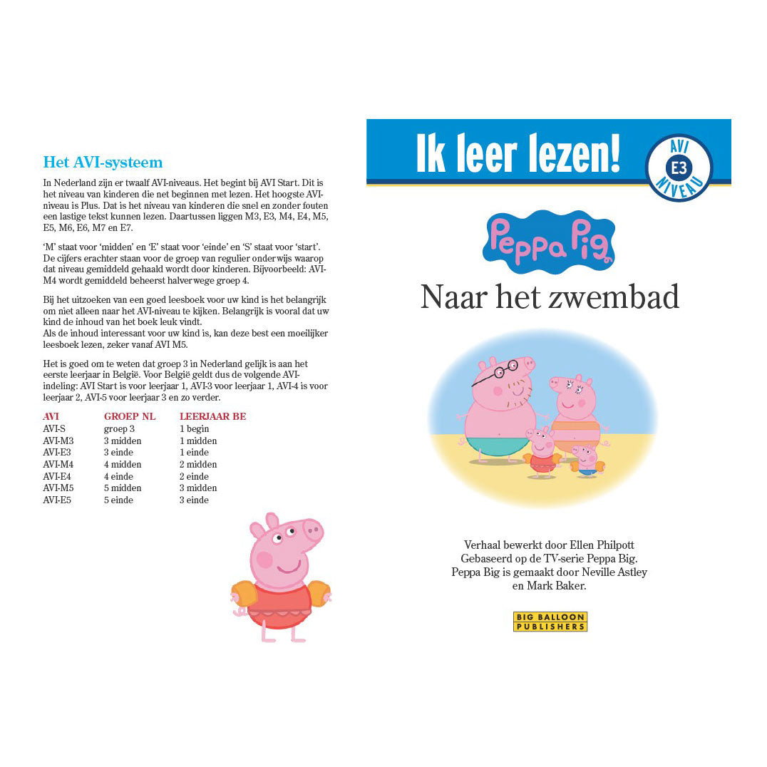 Großer Ballon Peppa Pig – Ich lerne lesen! Kinderbuch avi-e3