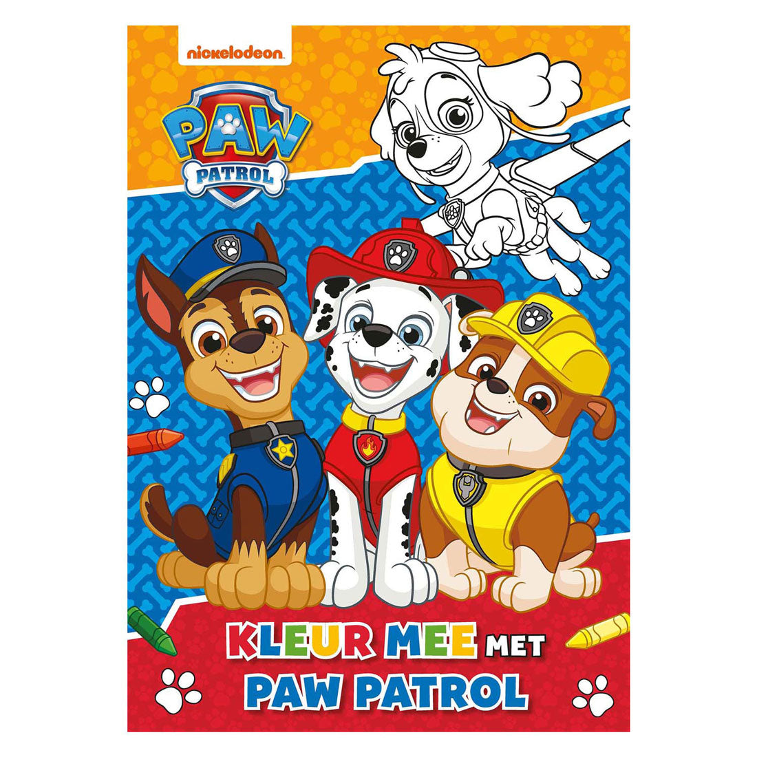 Große Ballonfarbe zusammen mit Paw Patrol
