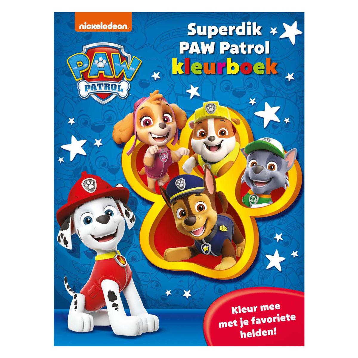 Superdickes Paw Patrol-Malbuch mit großem Ballon