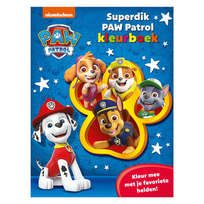 Superdickes Paw Patrol-Malbuch mit großem Ballon