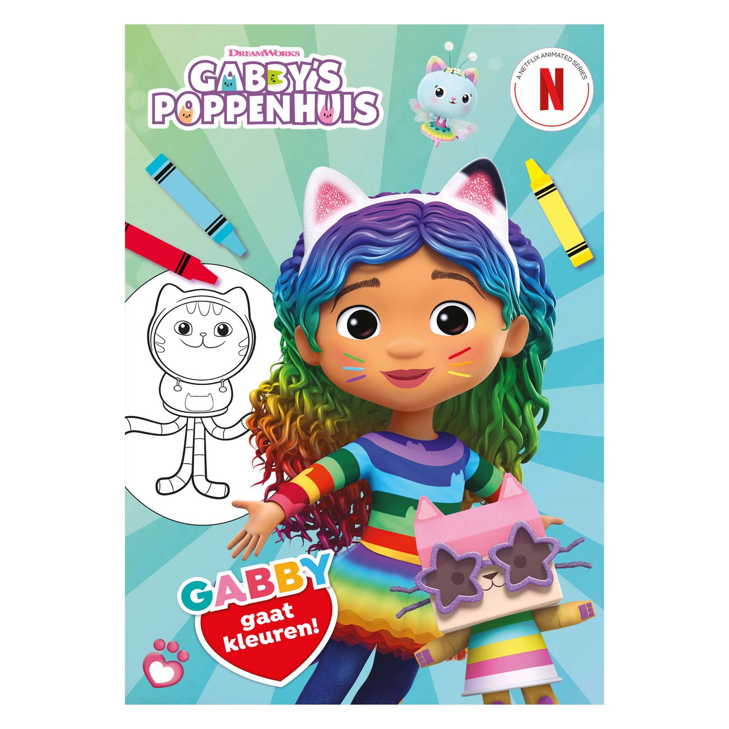 Großer Ballon, Gabbys Puppenhaus – Gabby wird malen