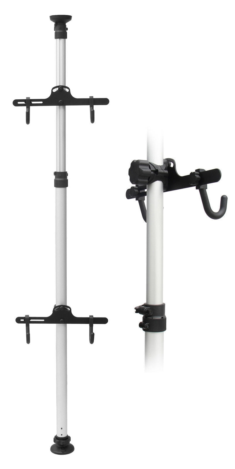 Edge Ladenständer für 2 Fahrräder Edge180-400 cm Aluminium