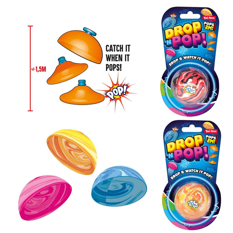 Toi-Toys Toi-Spielzeug, lustiges Flipoppa Drop n Pop Fidget