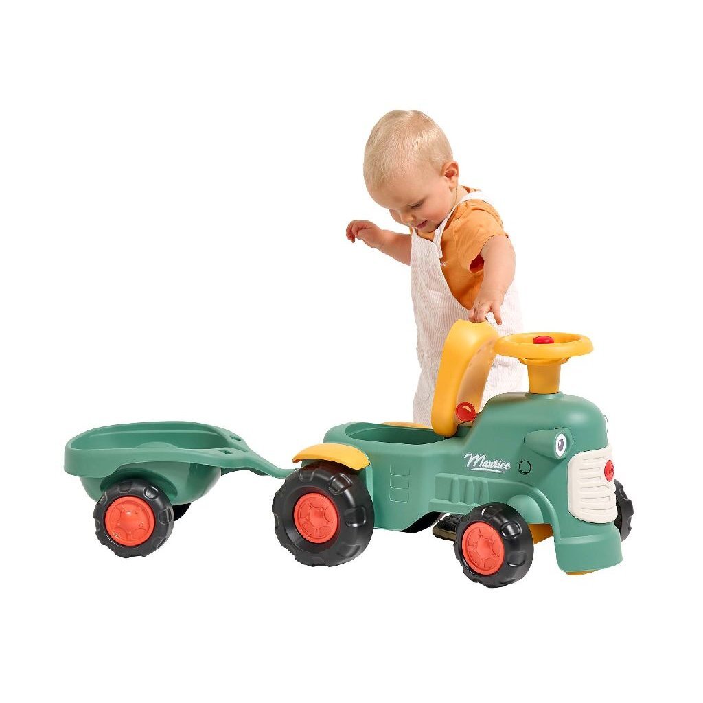 Falk Falk Maurice Walking Traktor Set grün gelb