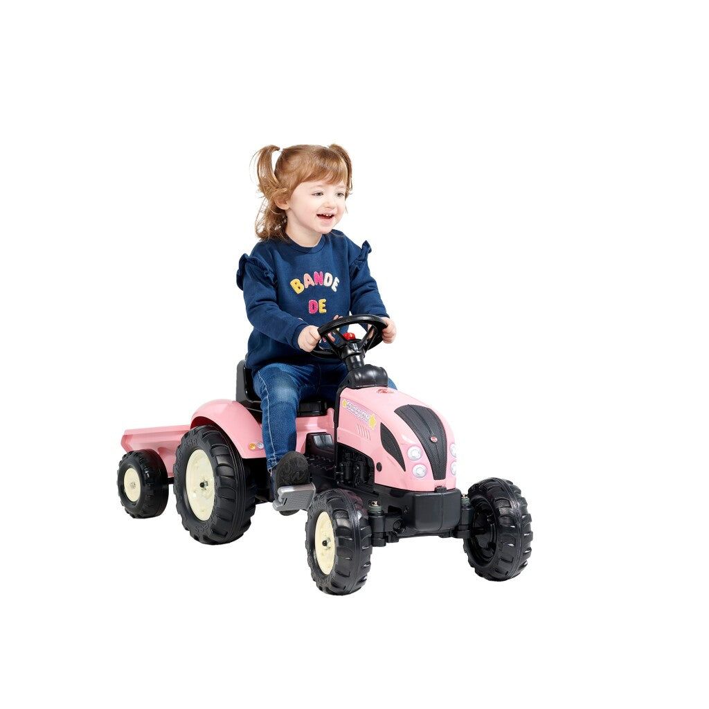 Falk Falk Traktor Country Farmer Set Pink 2+