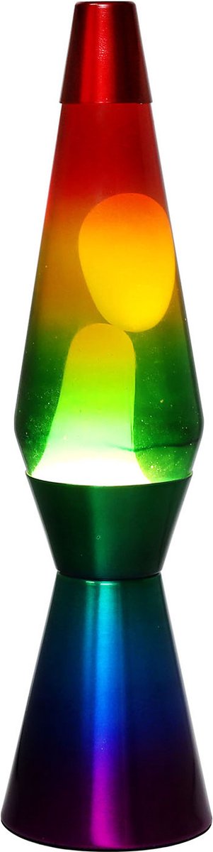 Lava -Lampe Regenbogen