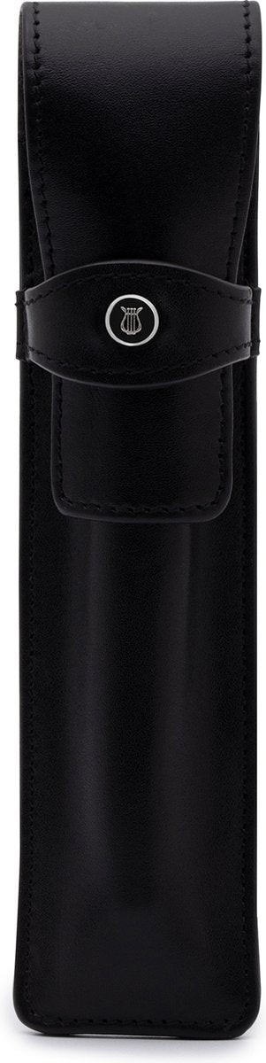 Lapis Bard Stiftetui – Mayfair – schwarzes Leder – geeignet für 1 Stift – SF-WP32686
