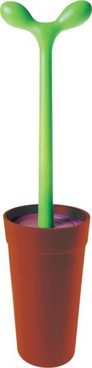 Alessi Merdolino – Toilettenbürste – Braun – Designobjekt – thermoplastisches Harz