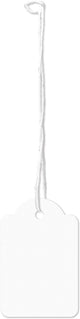 Kangaro-Drahtetiketten – 28 x 43 mm – weiß – Karton mit 250 Stück – Preisschilder mit Kordel – k-700105
