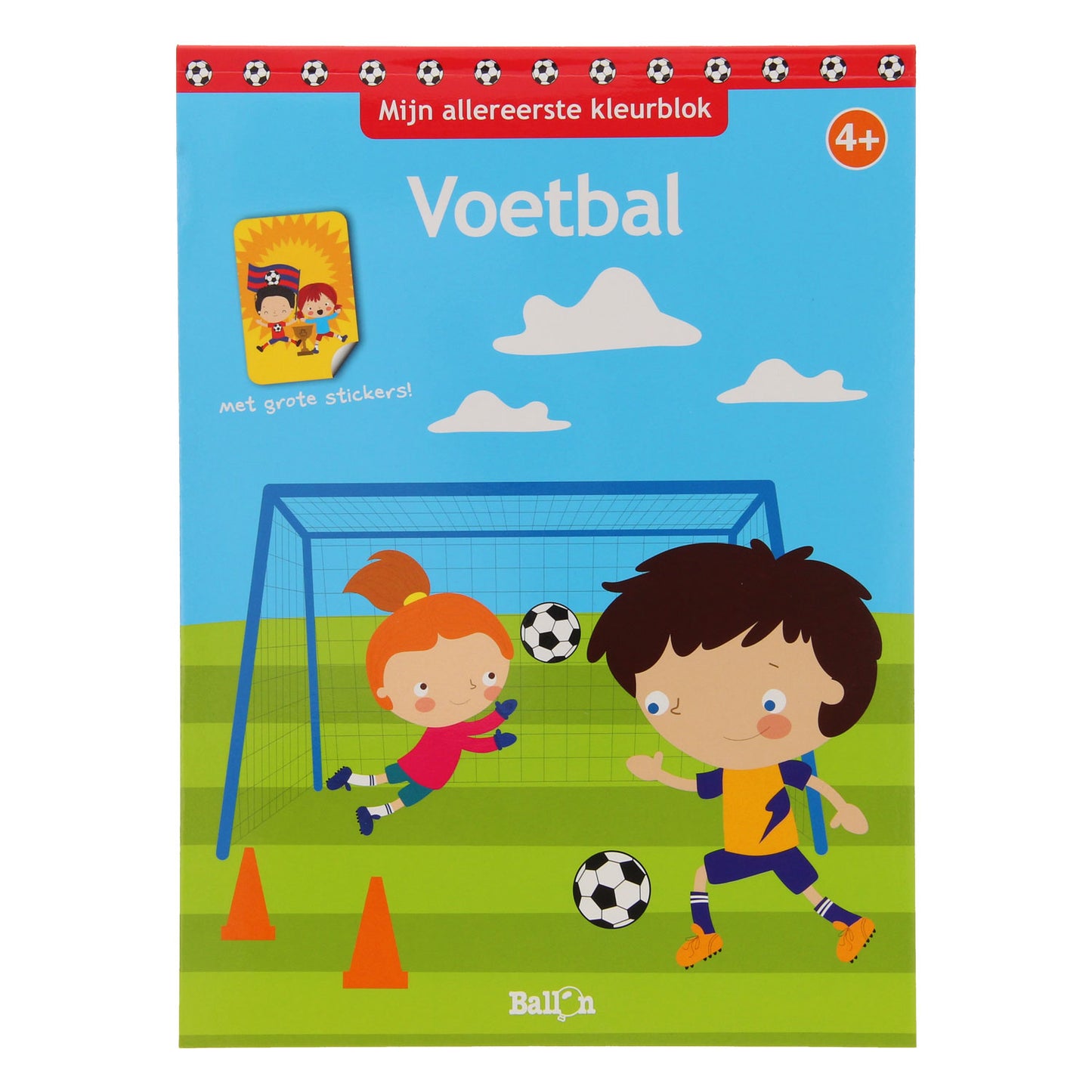Mein allererster Farbblockball -Fußball