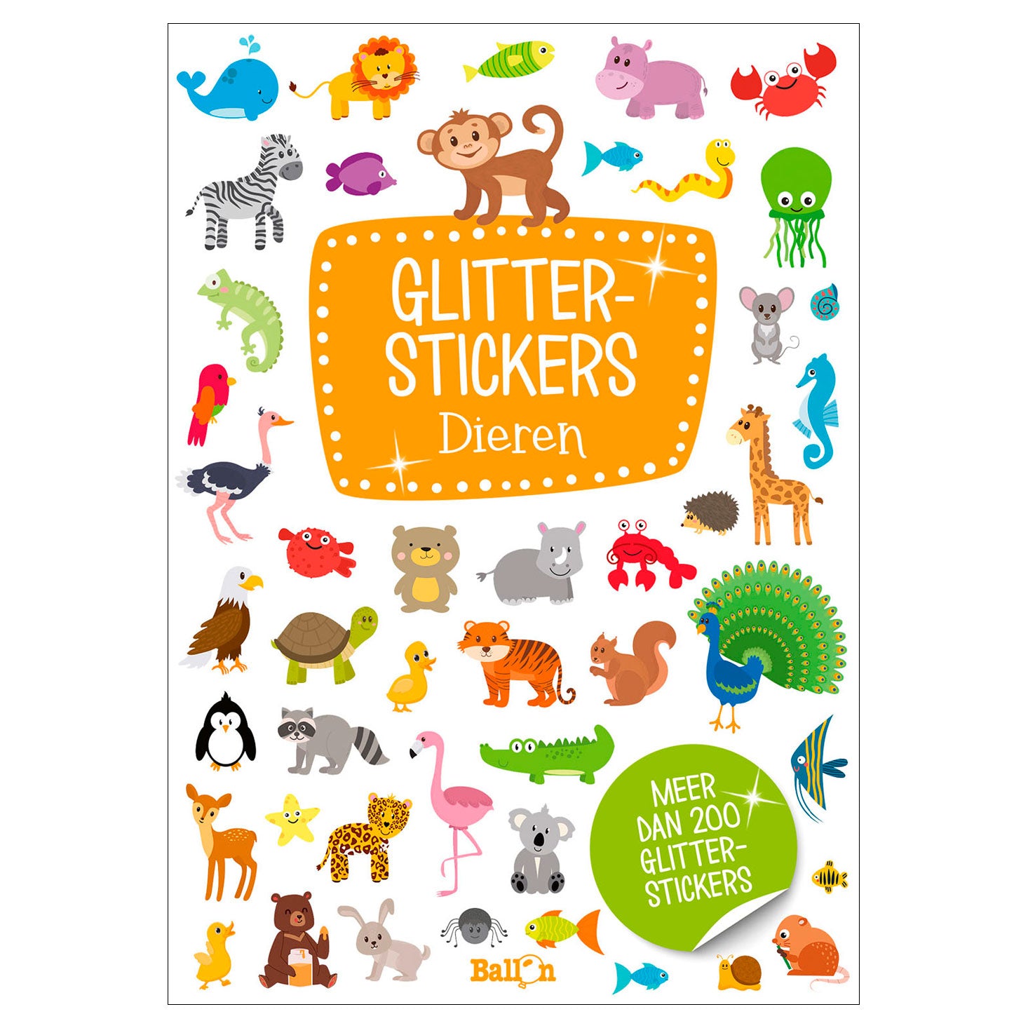 Glitzeraufkleber Tiere
