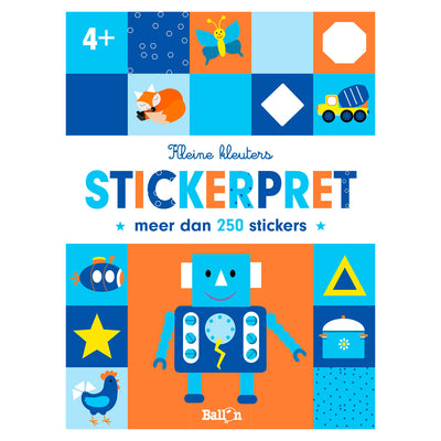 Standard-Herausgeber für kleine Kleinkinderaufkleber, lustiger Roboter 4+