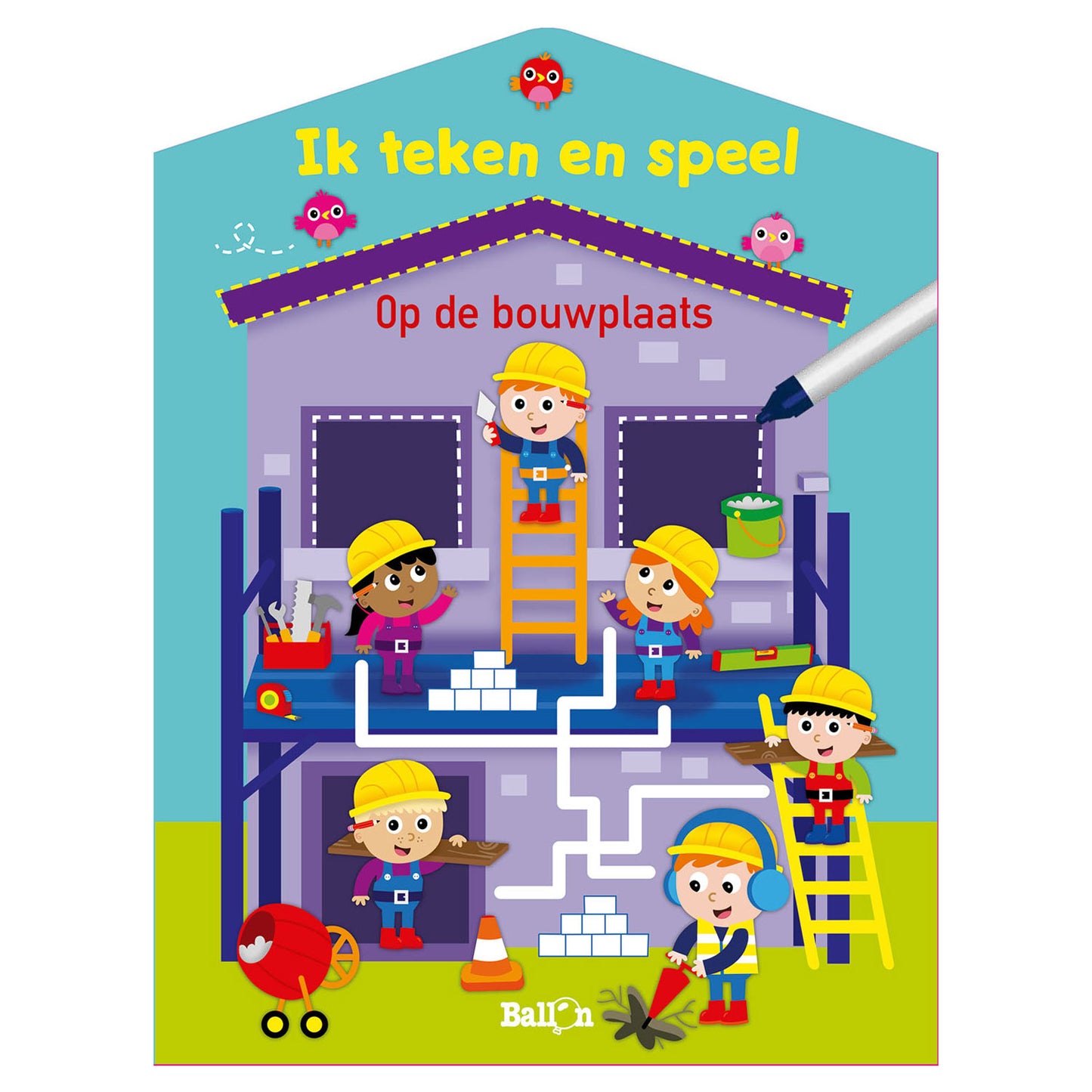 Standardverlag Ich zeichne und spiele - auf der Baustelle (abwischbar)