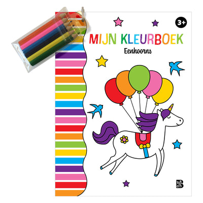 Gewinnt Holland mein Malbuch mit 6 Buntstiften Einhorn