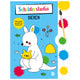 Malbuch im Standardverlag mit Farbpalette und Pinseltieren