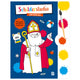 Standard-Malbuch für Verlage mit Farbpalette und Pinsel Sinterklaas