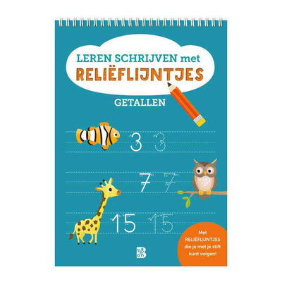Standardveröffentlichungen lernen, Zahlen mit Relieflinien zu schreiben