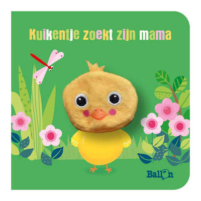 Pappbuch des Standardverlags mit Fingerpuppe - Küken sucht seine Mama