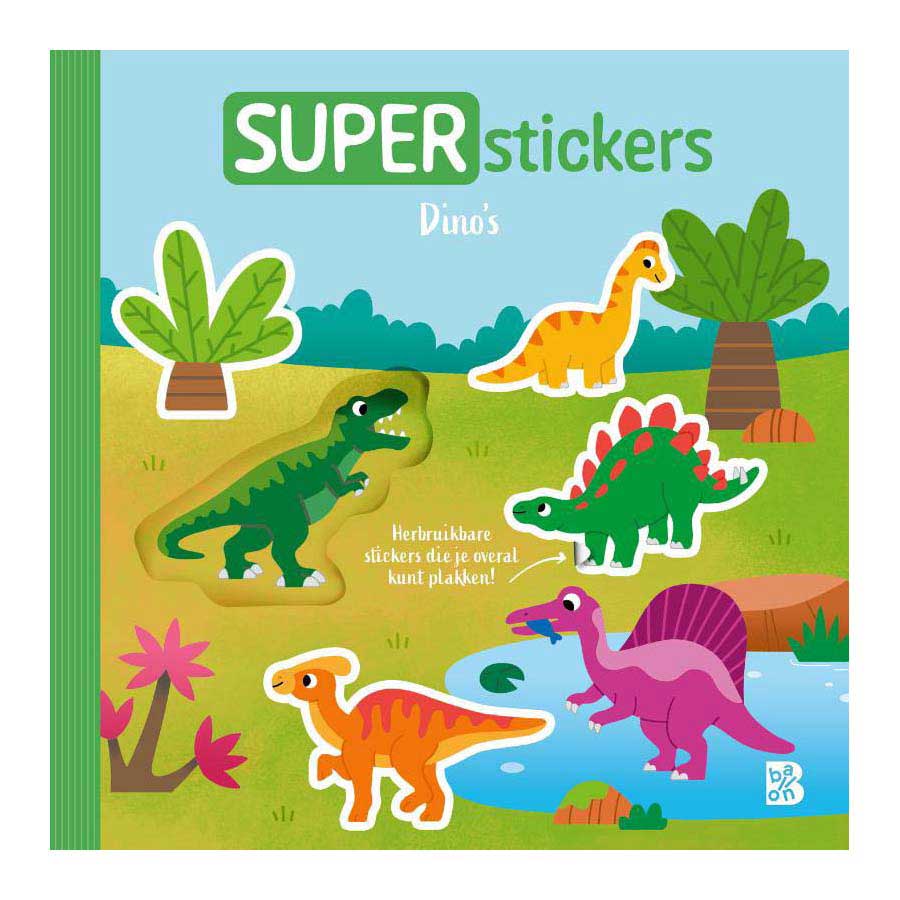 Standard-Superaufkleber für Verlage – Dinosaurier ab 18 Monaten