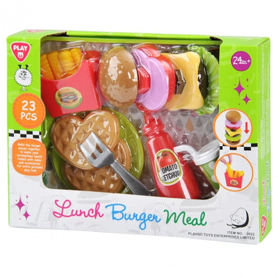 Hamburger Restaurant Meal Play Set.