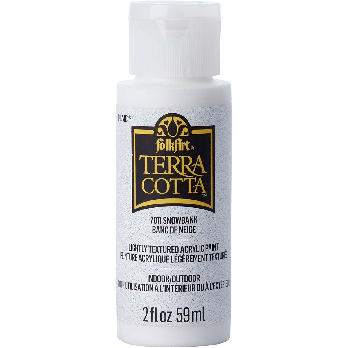 Folkart • Terrakotta-strukturierte Acrylfarbe, 59 ml, Schneebank