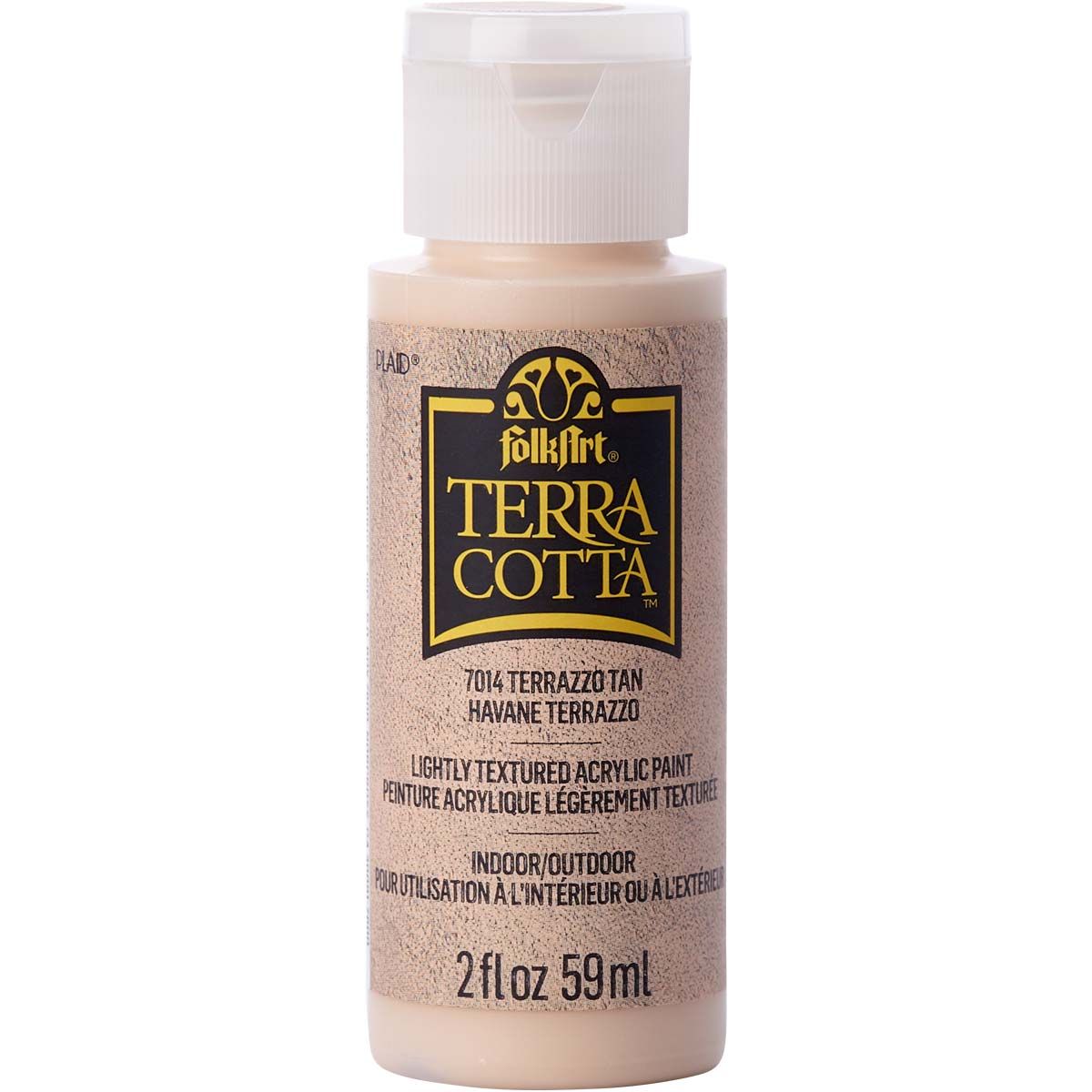 Folkart • Strukturierte Acrylfarbe in Terrakotta, 59 ml, Terrazzosand